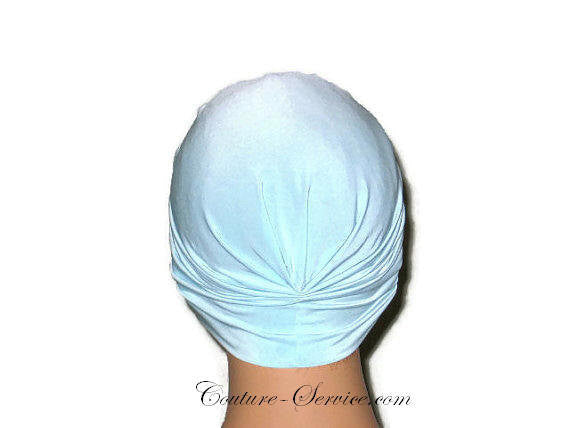 Handmade Blue Single Knot Turban, Powder - Couture Service  - 3