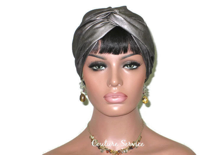 Handmade Leather Turban, Nickel - Couture Service  - 2