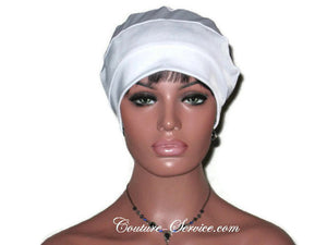 Handmade White Cap Turban - Couture Service  - 2