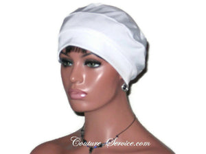 Handmade White Cap Turban - Couture Service  - 1