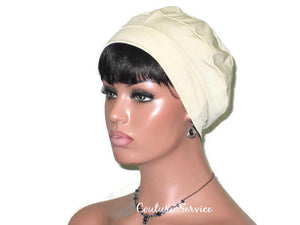 Handmade Tan Cap Turban - Couture Service  - 1